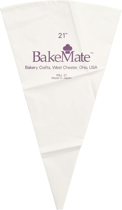 Reusable Pastry Bag, 16", Double-Coated Polyurethane Cake Piping Bag, Reinforced Bottom, Stitched Boarder, For Piping Frosting on Cakes, Cupcakes, and Cookies - 16"