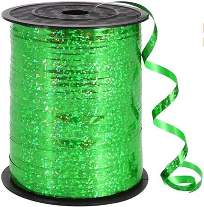 BEISHIDA 500 Yards Red Ribbon Crimped Curling, Balloon String Shiny Metallic Roll for Gift Wrapping Ribbon for Birthday Valentines Day Wedding Mother's Day Party Decorations