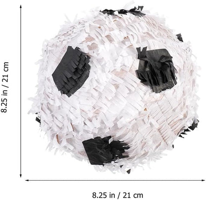 SEWACC 2pcs Soccer Ball Pinata with Stick, Football Birthday Party Supplies, Sports Birthday Decorations for Party Fun