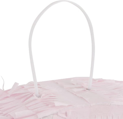 Number 5 Pinata, Pink and Gold Foil for Girls 5th Birthday Party Decorations (Small, 16.5 x 11.6 x 3 In)