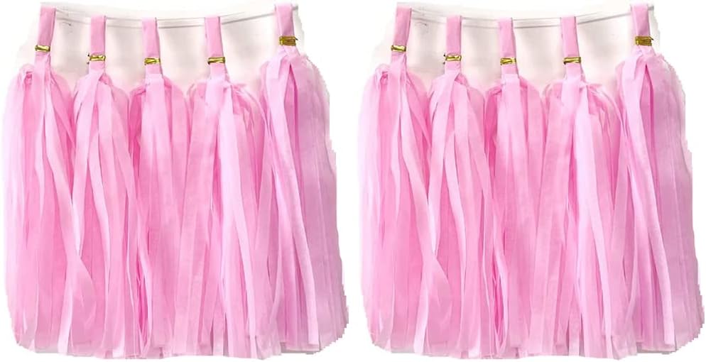 30pcs Paper Tassels Garland Banner Tissue Paper Tassel DIY Hanging Paper Decorations Party Tassel Garland Decor Baby Shower Nursery Wedding Festival Baby Shower Decoration(30, White)