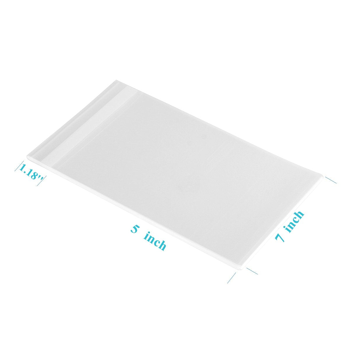 Clear Self Sealing Cellophane Bags 4"x6" (10.2 x 15.2cm) Pack of 200 – 4x6 Cookie Bags with Seal for Treat Bags, Cookies Wrappers Candy Party Favors Goodie