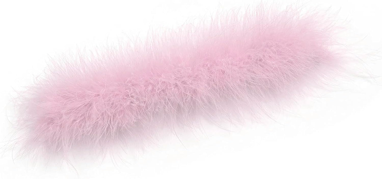2Pcs Feather Wristbands, 9.65inch Soft Feather Wrist Slap Bracelet Cuffs, Snap Ring, Circle Slap Wrist Decoration Cuffs for Party Decoration