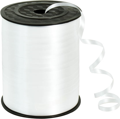 TONIFUL 500 Yards Curling Ribbon-Balloon Ribbon-Balloon String for Art&Craft Decor,Gift Wrapping,Ribbons and Bows for Christmas New Year Birthday Gifts (Silver)