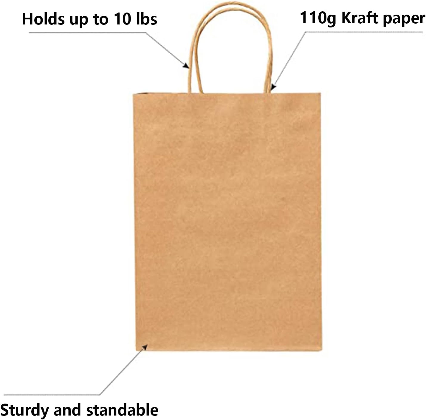 RACETOP 32 Pack Small Paper Gift Bags with Handles, 5.8"×3.2"×8.25" Kraft Paper Party Favor Bags Bulk for Kids Birthday, Baby Shower, Crafts, Wedding, Party Supplies (8 Colors)