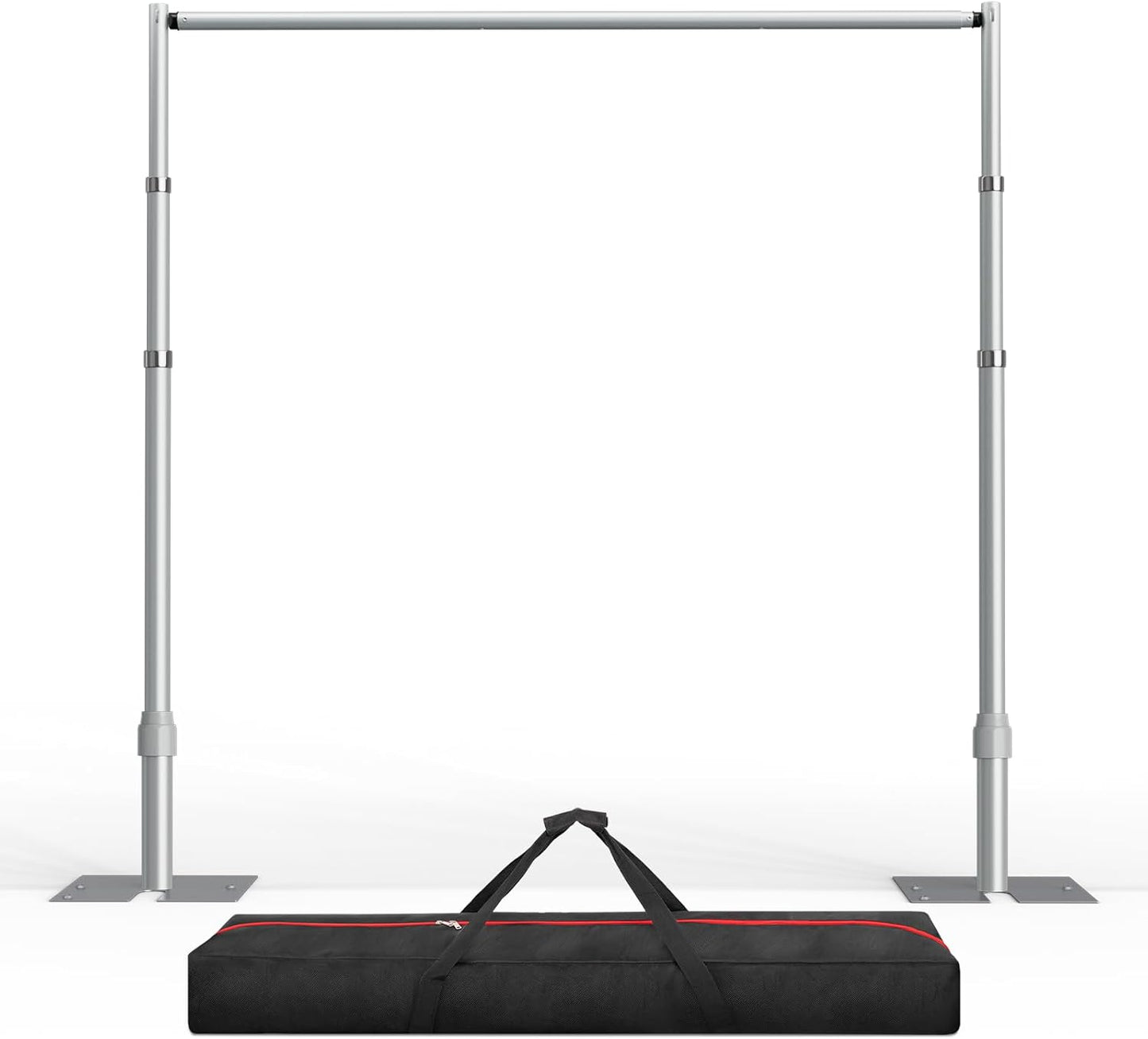 EMART 10x10ft Heavy Duty Backdrop Stand Kit, Adjustable Pipe and Drape Photo Booth Frame for Wedding, Party, Christmas, Birthday Decorations