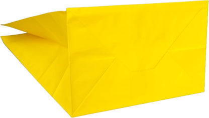 Partay Shenanigans Party Favor Bags - 50 Pack Kraft Paper Goodie Gift Lunch Treat Bags - Party Supplies for Theme Kids Birthday - 5"x3"x9" (Baby Blue)