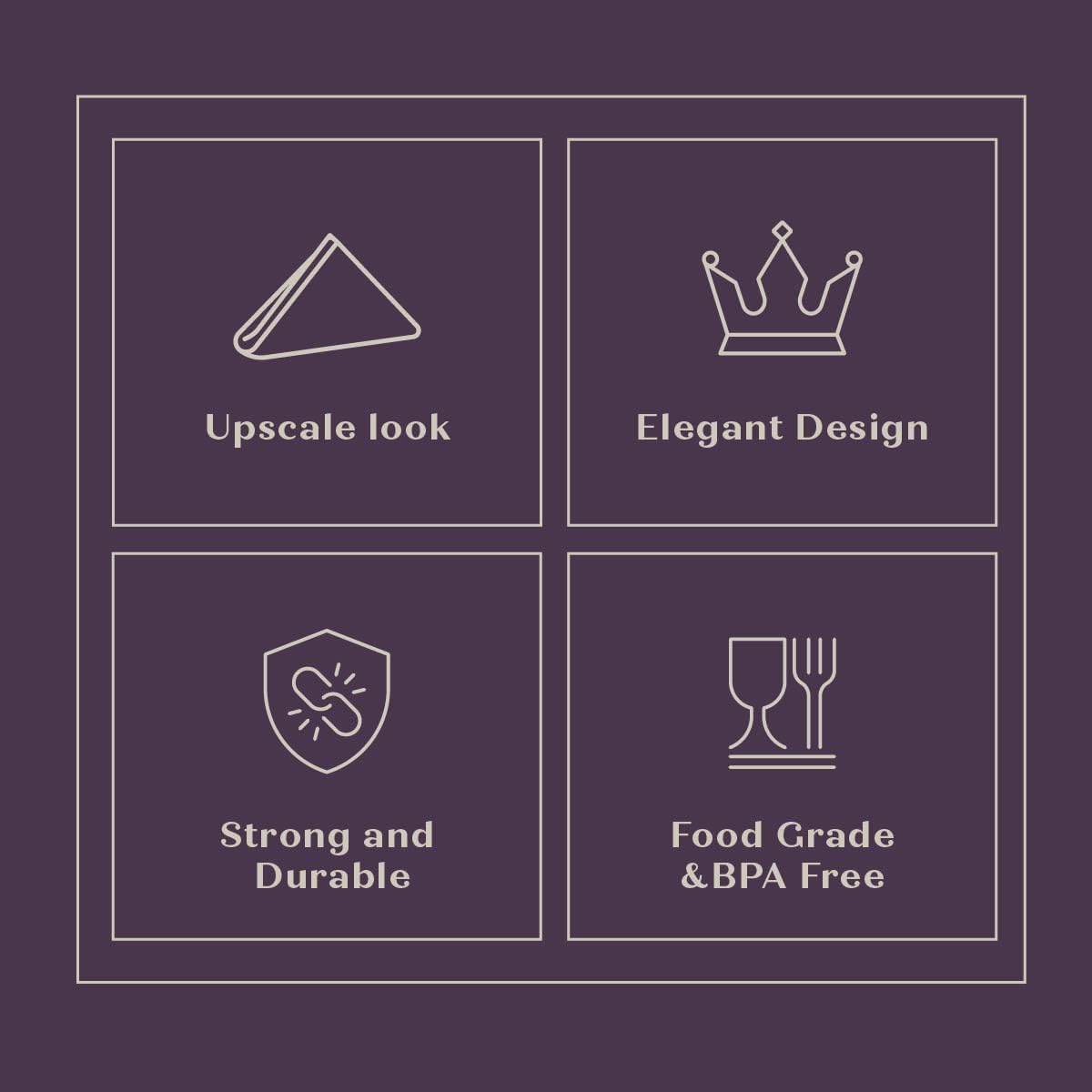 SETUP [160 Count] Disposable Silverware, Silver Combo Cutlery - 80 Forks, 40 Spoons, 40 Knives - Heavy Duty, and Durable Silver Plastic Silverware Set Great for Parties, Events and Everyday use