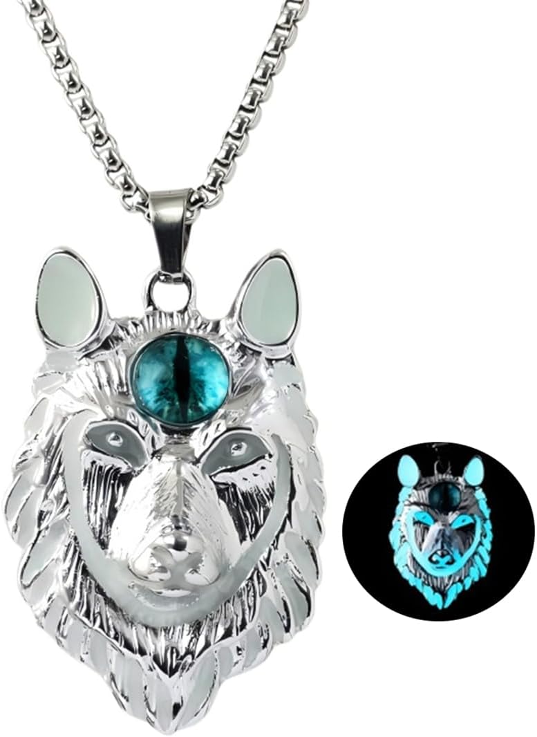 Spider Necklace for Men Women,Punk Luminous Animal Pendant,Spider Charm Pendant Necklace,Hip-hop Glow in the Dark Jewelry