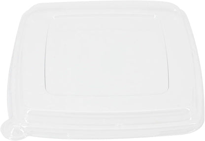 Responsible Products 100% Compostable Square Serving Bowls, 48 oz Disposable Paper Bowls, Microwave Safe, Freezer Safe, Soup Safe, No Plastic, Eco-Friendly, Tree-Free, No PFAS. White (50 Count)