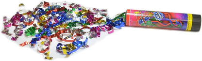 Confetti Poppers Party Accessory 8 Inch (24 Pack)