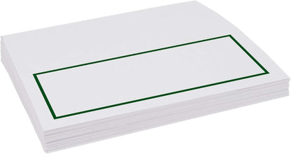Single Line Border Printable Place Cards, Gold (Choose Color), Set of 60 (10 Sheets), Laser & Inkjet Printers - Wedding, Party, Dinner, and Special Events - Made in the USA