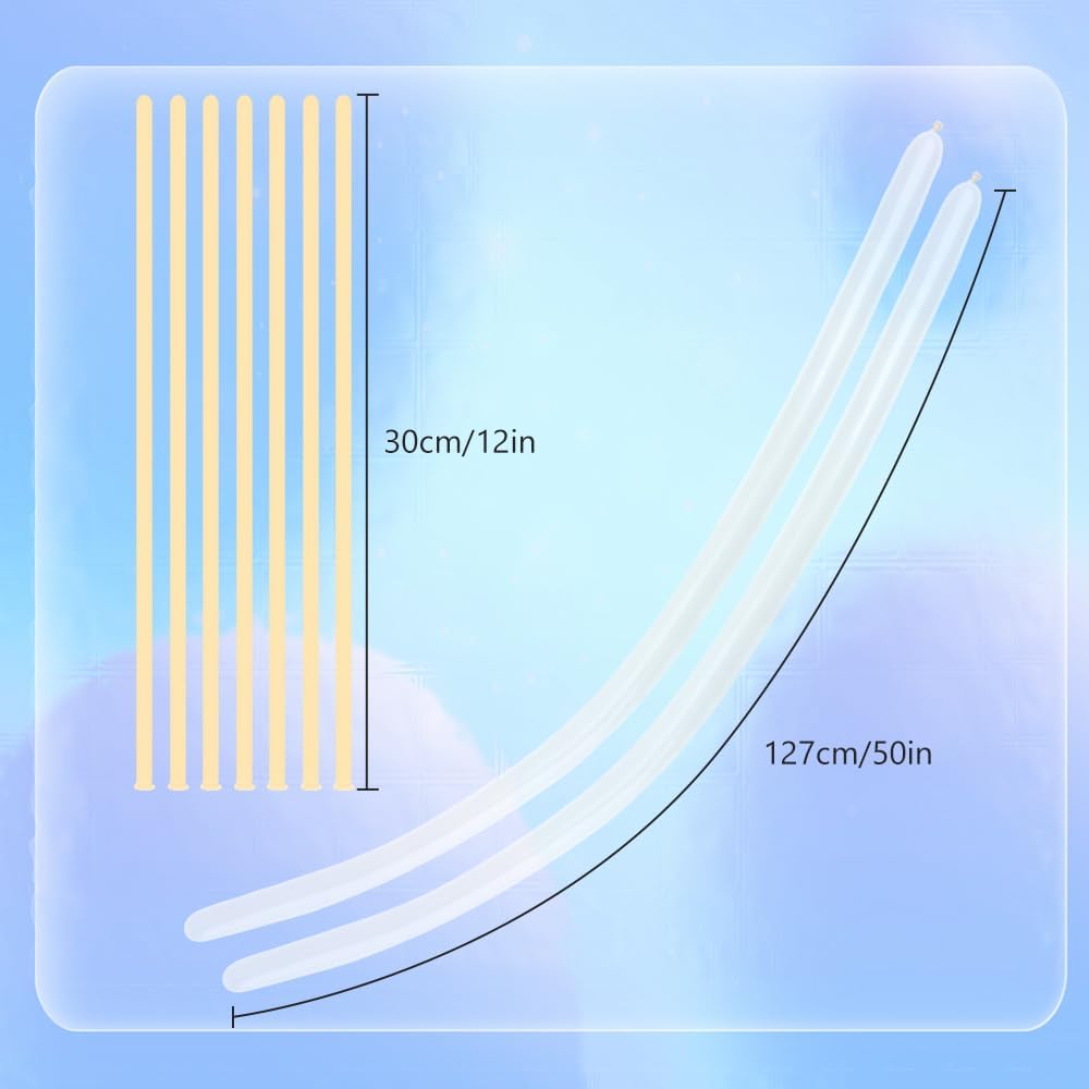 260 Balloons Clear 100 Pcs Long Balloons For Tying Balloon Arch Back To School Animal Balloon Clear 260 Globos Largos Para Hacer Figuras Birthday Valentines Party Decor