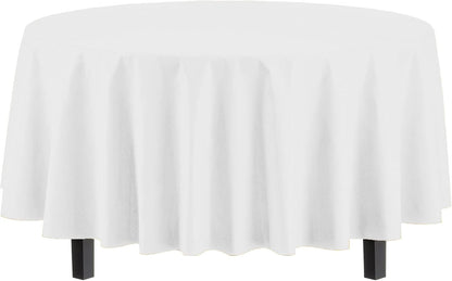 12-Pack Premium Plastic Tablecloth 54in. x 108in. Rectangle Table Cover - Dark Blue - Colors A