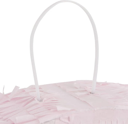 Number 5 Pinata, Pink and Gold Foil for Girls 5th Birthday Party Decorations (Small, 16.5 x 11.6 x 3 In)