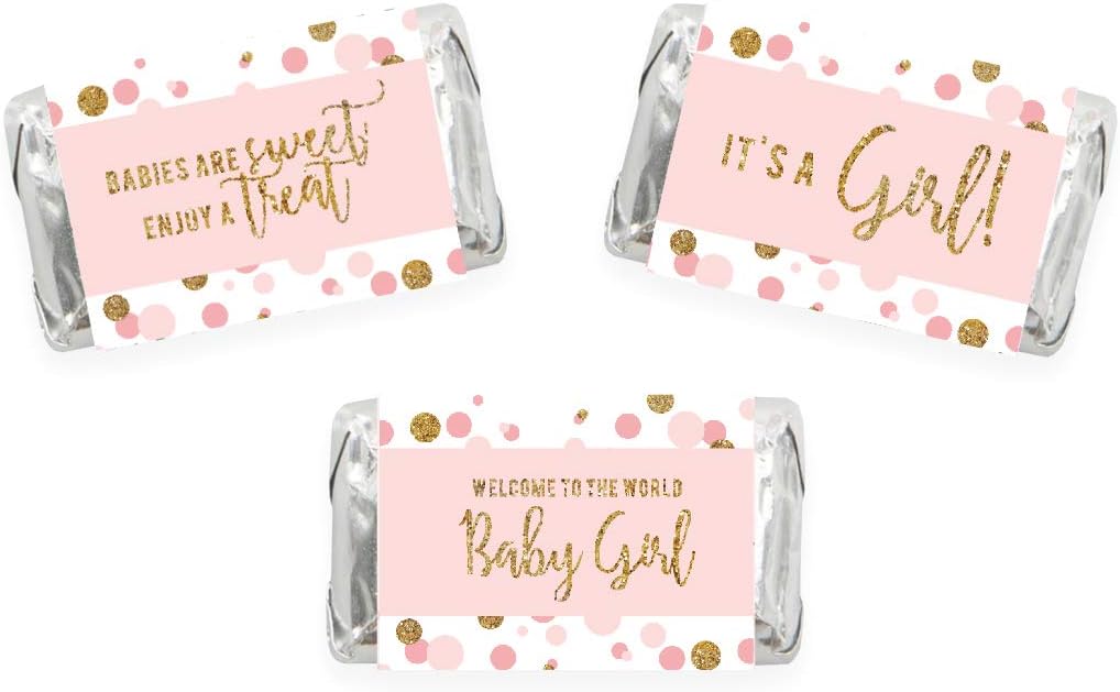Andaz Press Blush Pink Gold Glitter Girl Baby Shower, Printable Table Tent Place Cards, 20-Pack, Seat Placement Cards Blank Place Cards For Table Settings Name Cards for Wedding, Graduation Food Cards - Colors B