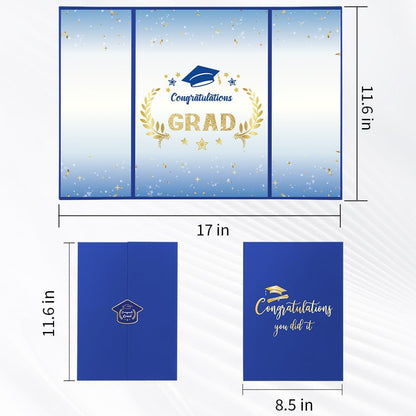 Graduation Decorations 2026, Black Gold Graduation Guest Book, Class of 2026 Grad Guestbook for Graduates Signature Congrats Grad Graduation Party Decorations Favors Supplies Gifts Idea Table Decor