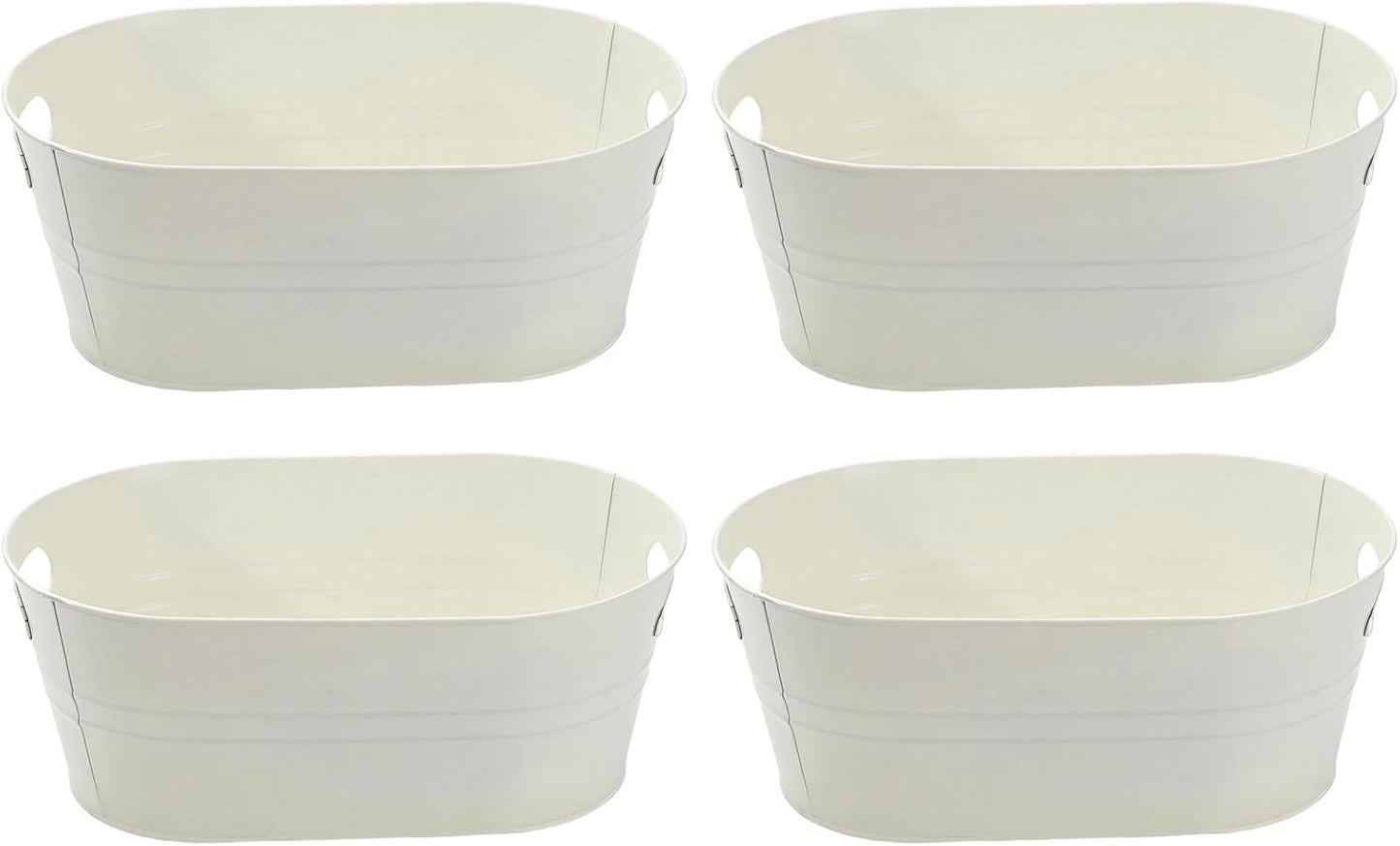 4-Pack 4 Gallon Drink Buckets,Ice Bucket,Beverage Buckets for Party