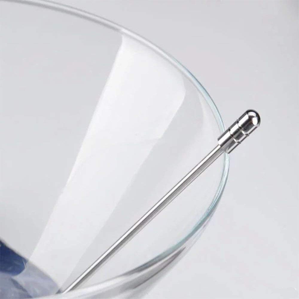 50 Pieces Stainless Steel Cocktail Picks Metal Martini Picks 4.3 inch