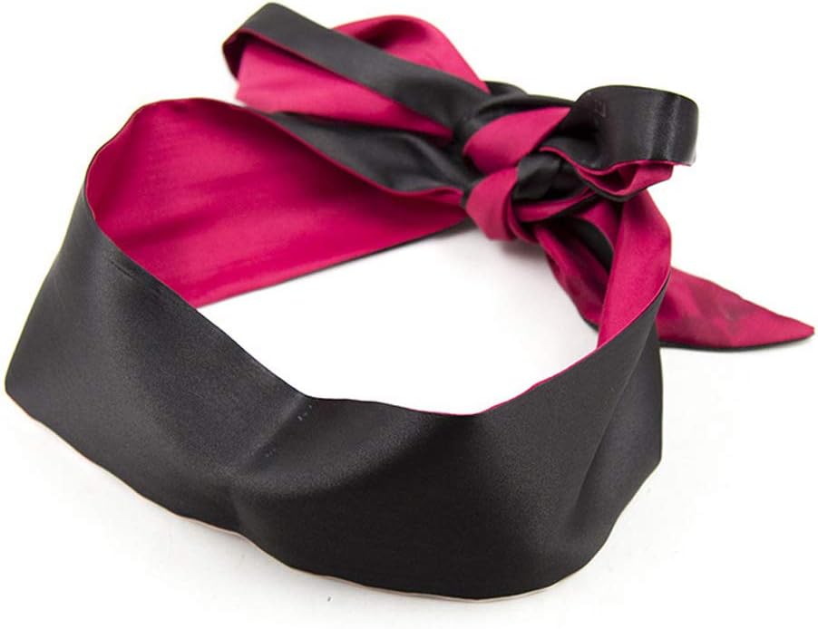 Soft Satin Eye Mask Blindfold Comfortable Sleeping Masks - 59 in x 2.8 in