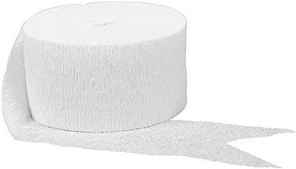 Amscan Premium Apple Red Crepe Paper Streamer - 81ft, 1 Piece - Perfect for Birthdays, Weddings, and Events
