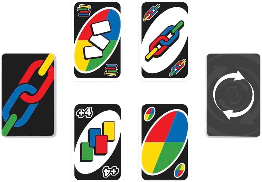 Mattel,UNO Party Card Game-Larger Groups! Wilder Rules! Faster Fun!