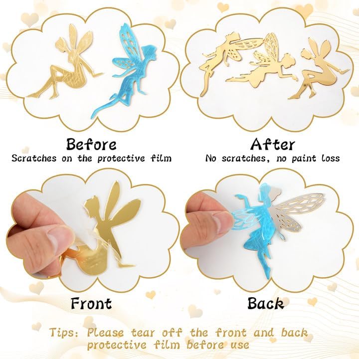 20pcs Gold Mirror Acrylic Happy Birthday Cupcake Toppers Round Engraved Cake Picks Happy Birthday Cake Toppers for DIY Birthday Gift Flower Bouquet Pastries Desserts Decor