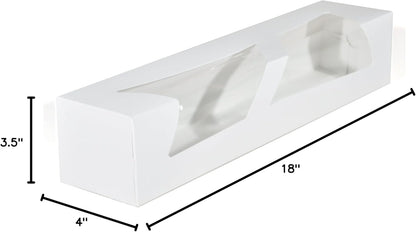 Southern Champion Tray 1029 Premium Clay Coated Kraft Paperboard White Non-Window Sheet Cake and Utility Box, 19" Length x 14" Width x 4" Height, 1/2 Sheet (Case of 50)