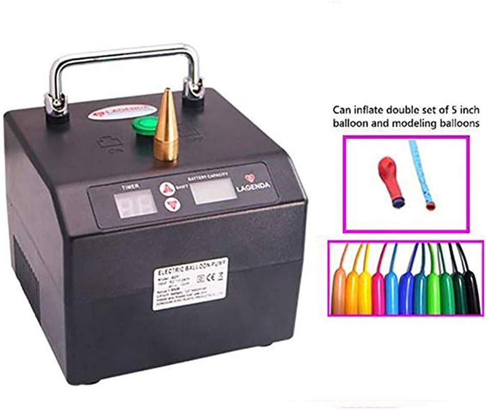 B231 Portable Electric Balloon Inflator Electric Bolloon Blower Pump with Timer Battery for Party Events Decoration
