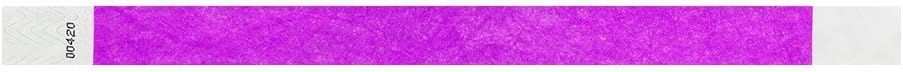 100 WristCo Metallic Gold Tyvek Wristbands for Events - ¾” x 10” - Waterproof Recyclable Comfortable Tear Resistant Paper Bracelets Wrist Bands for Concerts Festivals Admission Party