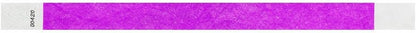 100 WristCo Metallic Gold Tyvek Wristbands for Events - ¾” x 10” - Waterproof Recyclable Comfortable Tear Resistant Paper Bracelets Wrist Bands for Concerts Festivals Admission Party