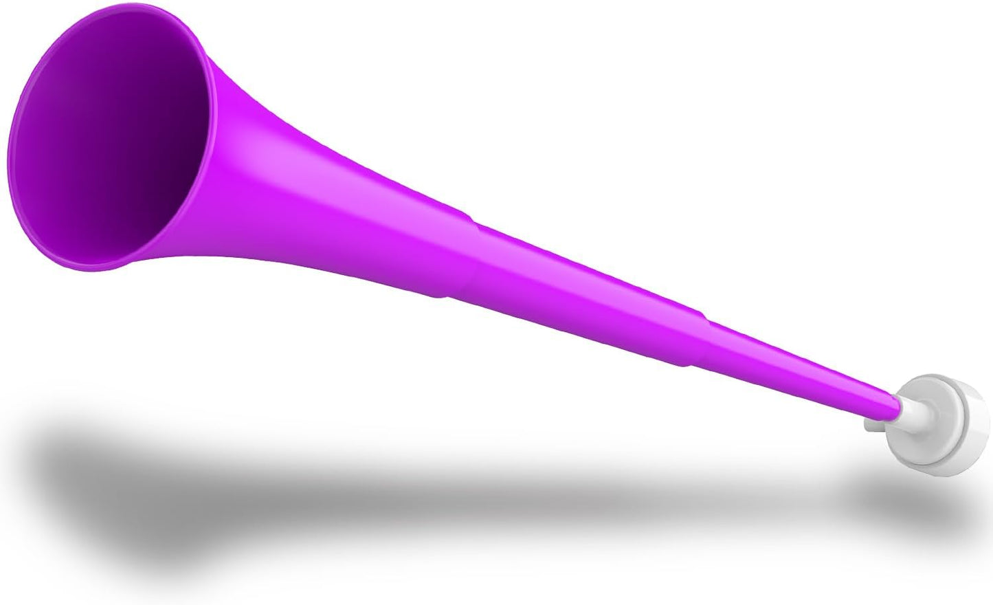 Collapsible Stadium Horn 24 Inch Vuvuzela Plastic Trumpet Blow Horns Noise makers for Sporting Events School Sports Football Games Party Supplies Favors Accessories (Black)