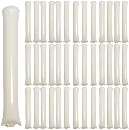 40pcs Round headTeam Spirit Boom Sticks Thunder Sticks Cheering Sticks Team Spirit Plastic Cheerleading Spirit Stick Clapper Inflatable Noise Maker Sports Supply (Glitter color)