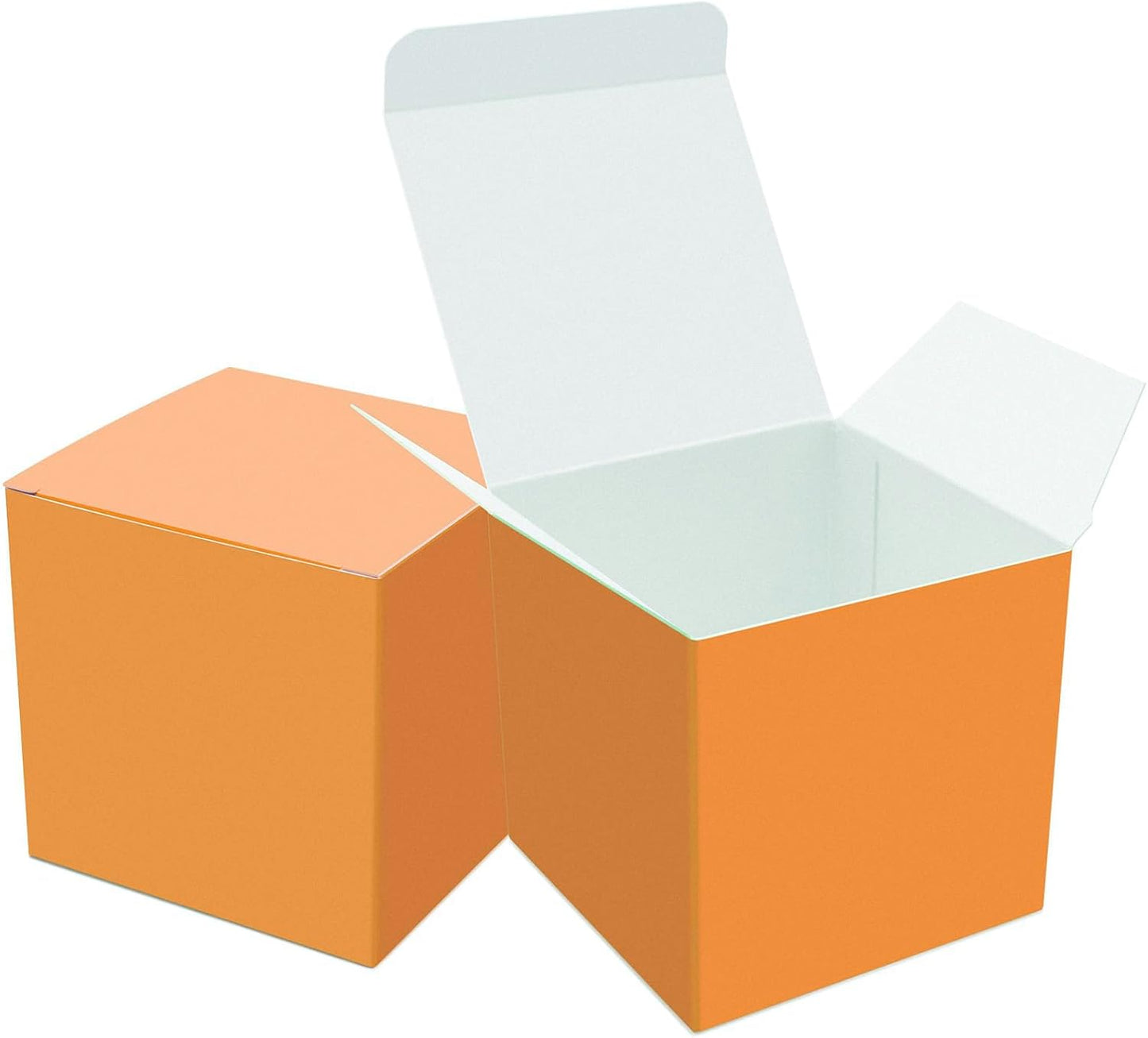 Oletx 24 Pcs Colorful Paper Gift Boxes, Small Candy Boxes Bulk, 3x3x3 inch Gift Box with Lids, Goodie Treat Boxes for Party Favors, Birthday Gifts, Wedding Gifts
