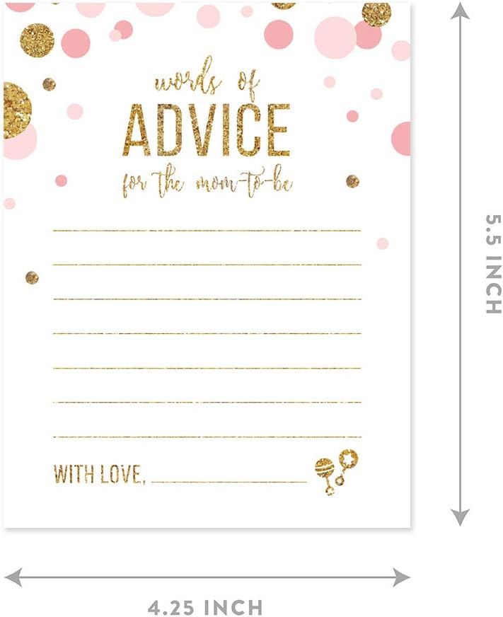 Andaz Press Blush Pink Gold Glitter Girl Baby Shower, Printable Table Tent Place Cards, 20-Pack, Seat Placement Cards Blank Place Cards For Table Settings Name Cards for Wedding, Graduation Food Cards - Colors A