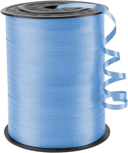 KMER LIFE White Crimped Curling Ribbon, 1/5" Wide x 500 Yards Christmas Curling Ribbons for Gift Wrapping, Party Decoration, Balloon String, Crafting, Balloon Ribbons for Florist Flower (1 Roll)