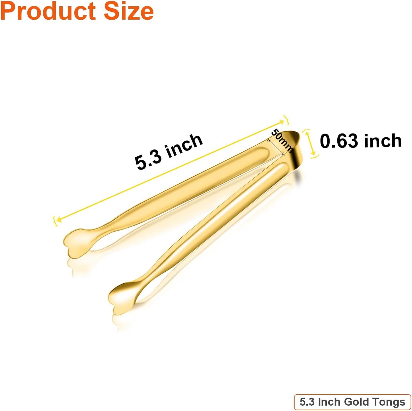 Mini Serving Tongs, Anytrp 18-Packs Stainless Steel Sugar Tongs, 4.3inch Ice Tongs Kitchen Appetizers Tongs for Coffee Bar, Tea Party, Desserts Party, Sugar and Ice Bucket