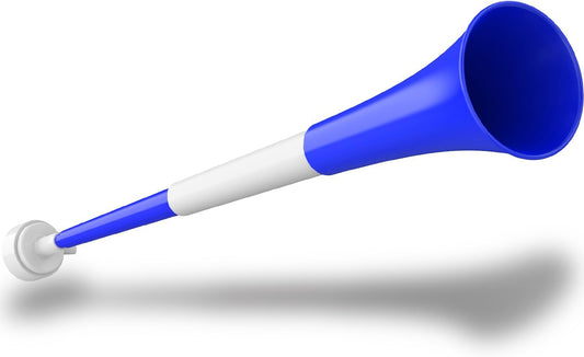 Qidoe Collapsible Stadium Horn Noise Maker 24 Inch Vuvuzela Blow Horns Loud Sound Soccer Horn Blow Horn Noisemakers for Sporting Events Graduation Games Sports Party Supplies Favors Accessories
