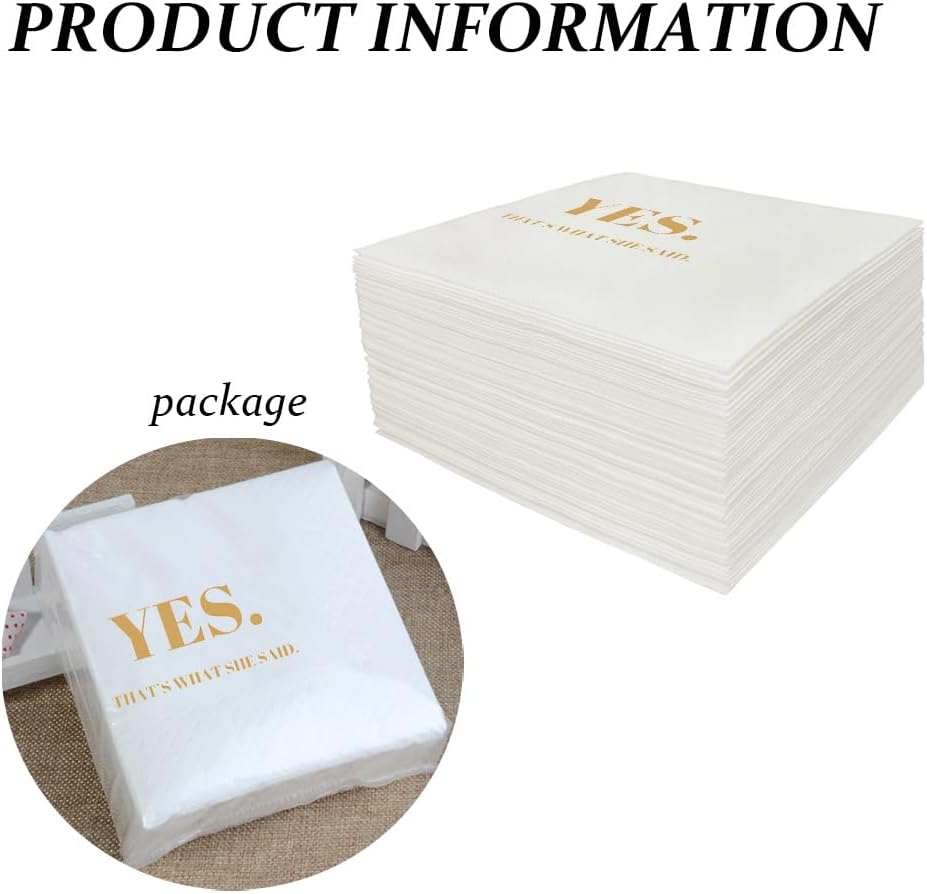 Funny Cocktail Napkins 100Pcs Funny Quotes Saying Disposable Paper Party Napkins 4.5 x 4.5 Two-ply (I Feel Sorry For People Who Don’t Know Us Napkins)