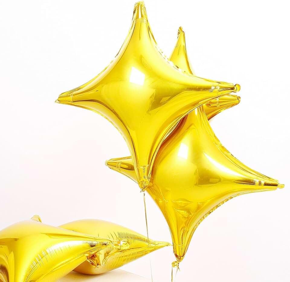 HILAVO Crown Balloons, Large Gold Foil Crown Balloons Gold Crowns Decoration for King and Queen Party Royalty Birthday Wedding Party Baby Shower Decorations Supplies