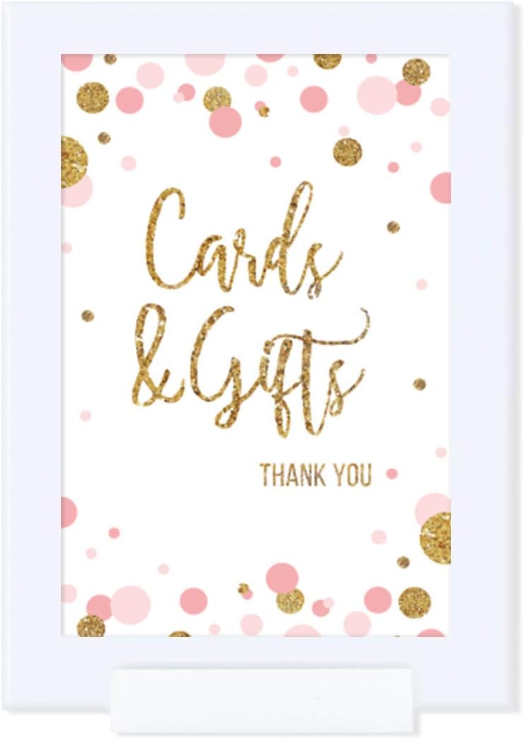 Andaz Press Blush Pink Gold Glitter Girl Baby Shower, Printable Table Tent Place Cards, 20-Pack, Seat Placement Cards Blank Place Cards For Table Settings Name Cards for Wedding, Graduation Food Cards - Colors A