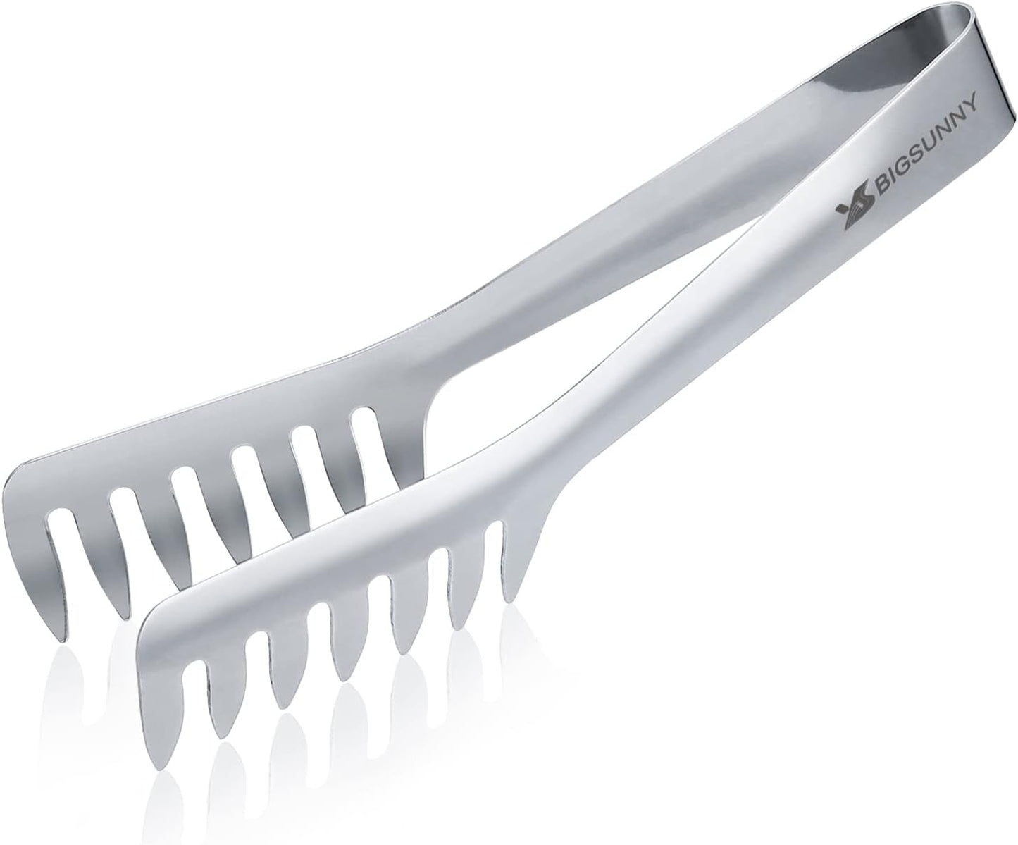 MSY BIGSUNNY 2 Pack Pasta Tong, Stainless Steel Food Tong Serving Tong, Spaghetti Tong