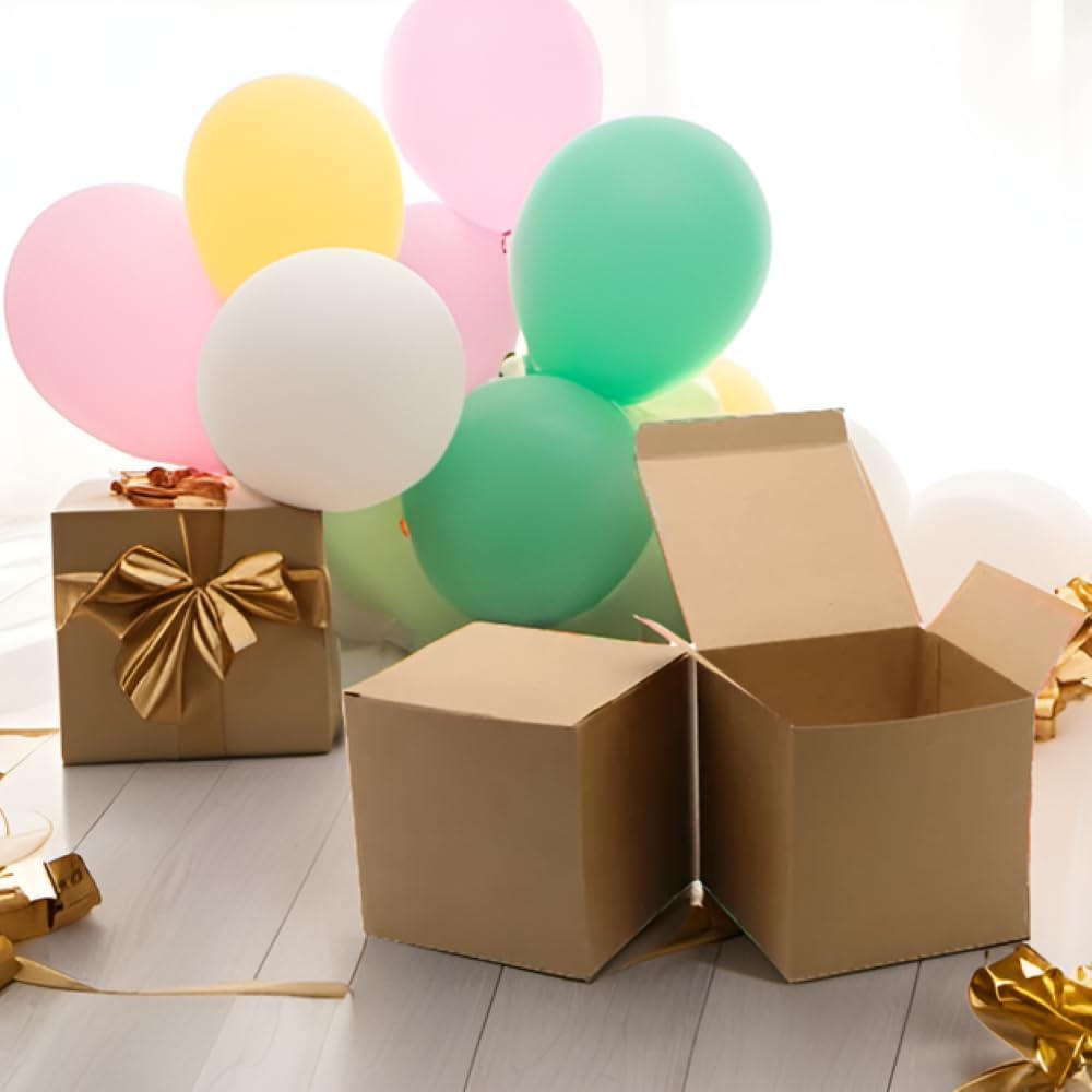 Oletx 24 Pcs Colorful Paper Gift Boxes, Small Candy Boxes Bulk, 3x3x3 inch Gift Box with Lids, Goodie Treat Boxes for Party Favors, Birthday Gifts, Wedding Gifts