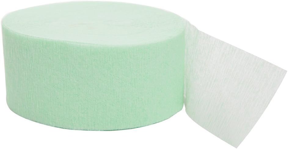 Unique Industries Crepe Paper Streamer, 81ft, Pastel Pink