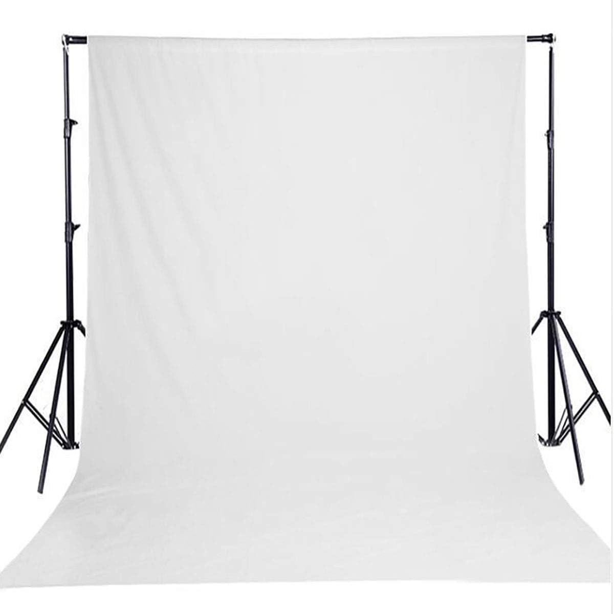 Black Backdrop for Photography Durable Fabric Background Photo Backdrop Video Photography Studio (5x7ft, Black)