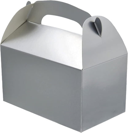 The Dreidel Company Gable Treat Boxes, Party Favors, 6.25" x 3.5" x 3.5" Inch Box, 25-Pack (Assorted)