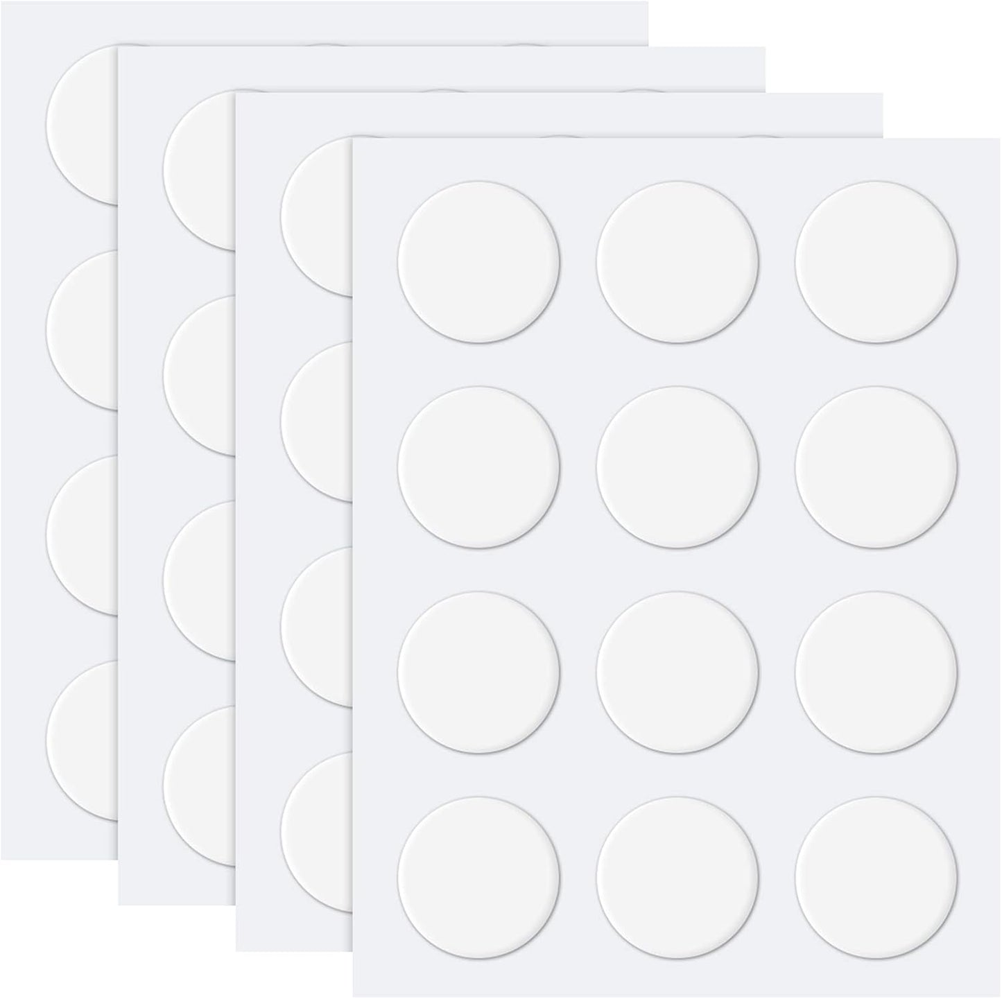 Zonon 1000 Pcs Double Sided Adhesive Dots Clear Glue Point Tape Stickers Balloon Glue Round Mini No Traces Adhesive Sticker Dot Sticker for Classroom Decor Craft DIY Office (0.24 Inch/ 6 mm)