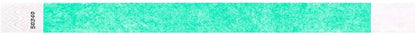 100 WristCo Metallic Gold Tyvek Wristbands for Events - ¾” x 10” - Waterproof Recyclable Comfortable Tear Resistant Paper Bracelets Wrist Bands for Concerts Festivals Admission Party