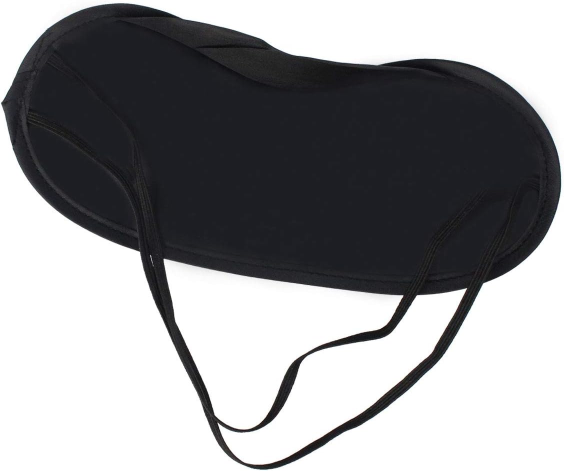 Wobe 30 pcs Black Eye Mask Cover, Sleep Mask with Nose Pad and Elastic Straps Comfortable Lightweight Blindfold Eyeshade Eyepatch for Kids Women Men for Travel Sleep or Party Supplies Game