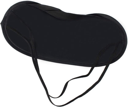 Wobe 30 pcs Black Eye Mask Cover, Sleep Mask with Nose Pad and Elastic Straps Comfortable Lightweight Blindfold Eyeshade Eyepatch for Kids Women Men for Travel Sleep or Party Supplies Game